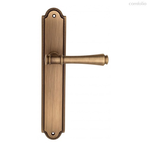 Дверная ручка Venezia Callisto на планке PL98 матовая бронза - Venezia Collezione