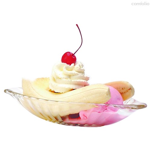 Креманка 310 мл "Banana Split" 24*10 см h3 см стекло Ocean [6] - Ocean