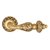 Дверная ручка Venezia Lucrecia D4 французское золото + коричневый - Venezia Collezione