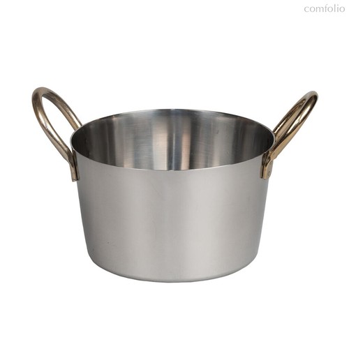 Емкость для подачи закусок/снэков 380 мл d 10/8,2 см h6,1 см 2 ручки Antique нерж. P.L. - P.L. Proff Cuisine