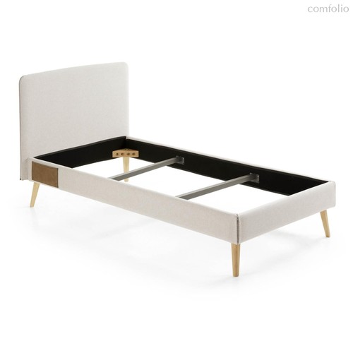 Кровать Lydia 90х190 бежевая - La Forma