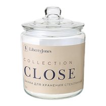 Банка для хранения стеклянная Close, 3 л - Liberty Jones