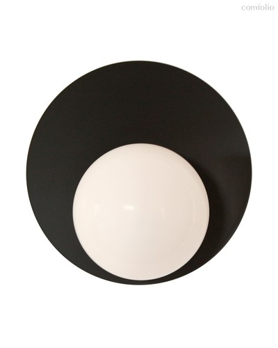 Чёрный настенный светильник Тео, цвет черный - Louvre Home