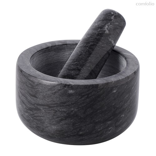Ступка Marm, 12,7х7,6 см, черный мрамор - Liberty Jones
