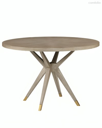 Бежевый обеденный стол из дуба Изабелла, цвет бежевый - Louvre Home