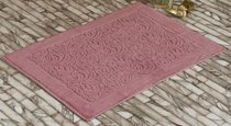 Коврик махровый "KARNA" ESRA (50x70) см 1/1, цвет розовый, 50x70 - Bilge Tekstil