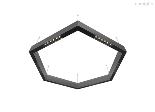 Donolux LED Eye-hex св-к подвесной, 36W, 900х780мм, H71,5мм, 2200Lm, 34°, 3000К, IP20, корпус алюмин, цвет алюминий - Donolux