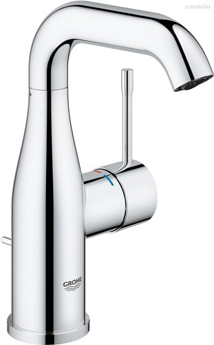 23463001 Essence+ Смеситель для раковины, U-излив, гладкий корпус, хром - Grohe