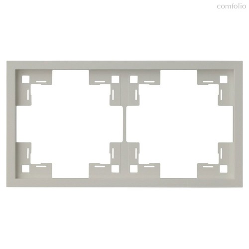 Рамка двухместная 35820 LN, лен, 2 поста - Rikett