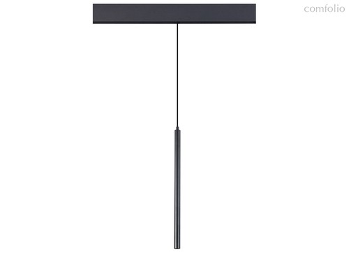 Led св-к для SPACE-Track system, Uno, DC 48В 5Вт, D26xH500 мм, 400Лм, 28°, 3000К, диммируемый 0-10В, IP20, Ra >90, черный - Donolux