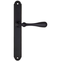 Дверная ручка на планке Fratelli Cattini "RETRO" PL01-NM матовый черный - Fratelli Cattini