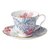 Чашка чайная с блюдцем Wedgwood Бабочки и цветы 180мл - Wedgwood