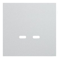 Лицевая панель для USB-зарядного устройства С+С 35675 SV, серебро - Rikett