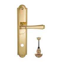 Дверная ручка Venezia Callisto WC-4 на планке PL98 полированная латунь - Venezia Collezione