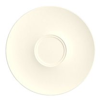 Блюдце круглое круглое 21 см, 2 кольца, Purity