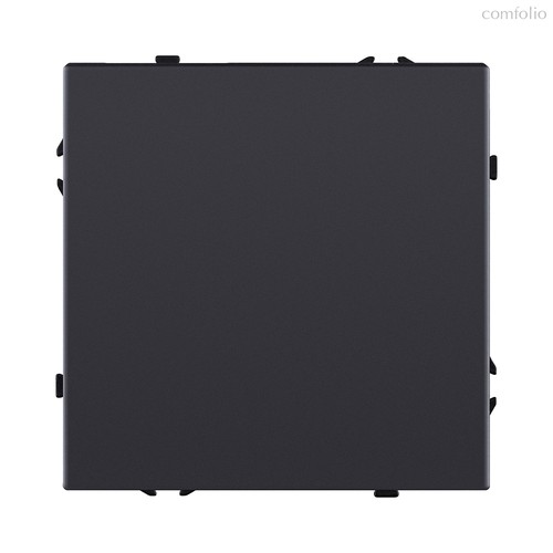 Выключатель 1-клавишный перекрестный 10А/250В, черный матовый Kollinger Eclipse EC-003BK - Kollinger