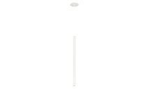 LED Uno светильник встраиваемый, 5Вт, D26хH500 мм, корпус белый RAL9003, основание белое RAL9003, 400Лм, 28°, 3000К, IP20, Ra80, белый провод L=2м, блок питания в комплекте - Donolux