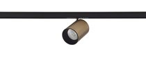 Slim Line Mini, LED светильник Alpha 7Вт, 3000K D45xL63мм, 590Лм, DC 24В, Ra>90, 36°, IP20, корпус латунь, кольцо черное, коннектор черный - Donolux