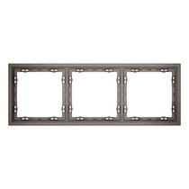 Рамка пластиковая VOLTUM S70 на 3 пост, капучино - Voltum