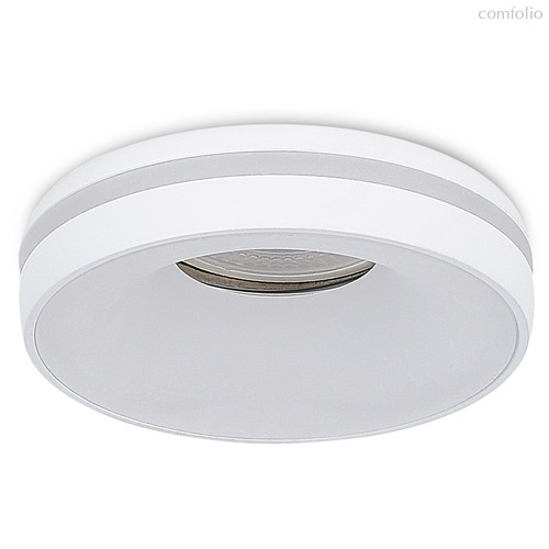 Светильник встроенный, цвет БЕЛЫЙ, D95xH38мм, под лампу GU10, IP20, серия: DN02 - Donel