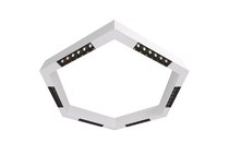 Donolux LED Eye-hex св-к накладной, 36W, 700х606мм, H71,5мм, 2590Lm, 34°, 3000К, IP20, корпус белый,