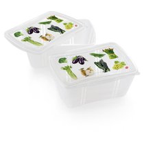 Набор контейнеров SNIPS "Fresh" 2л, для СВЧ и заморозки, 2шт, пластик - Snips