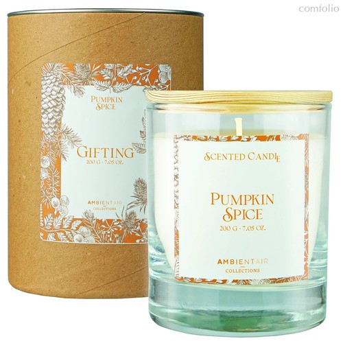 Свеча ароматическая Gifting, Pumpkin Spice, 40 ч - Ambientair