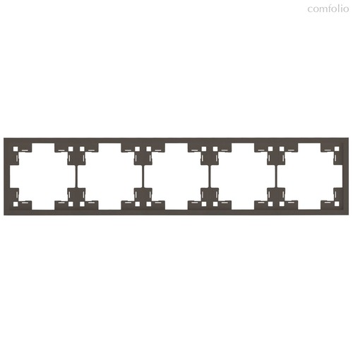 Пятиместная рамка 35850 CP, капучино - Rikett