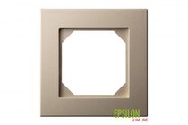 Розетки и выключатели: Рамка 1-местная прилегающая, шампань, Classic - Kanlux