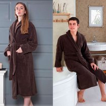 Домашний халат Karna Mora, цвет коричневый, XL - Bilge Tekstil