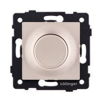 Светорегулятор для светодиодных ламп, проходной, 500W, золотой Kollinger REA-048GD для Aspekt, Eleganz, Reflex - Kollinger