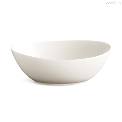 Салатник овальный Dibbern Белый декор 18 см, фарфор костяной - Dibbern