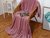 Плед Cleo "CARRE" велсофт двуспальный 180*200 180/012-CR, цвет розовый, 180 x 200 - Cleo