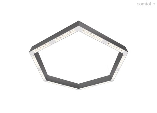Donolux LED Eye-hex св-к накладной, 72W, 900х780мм, H71,5мм, 8840Lm, 48°, 3000К, IP20, корпус алюмин, цвет алюминий - Donolux