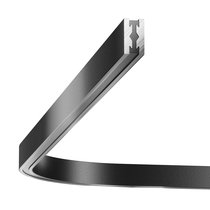 Радиусный коннектор для шинопровода Flarity черный - Maytoni