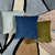 Подушка декоративная стеганая из хлопкового бархата мятного цвета из коллекции Essential, 45х45 см - Tkano