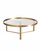 Золотой кофейный стол Ульм, цвет золотой - Louvre Home
