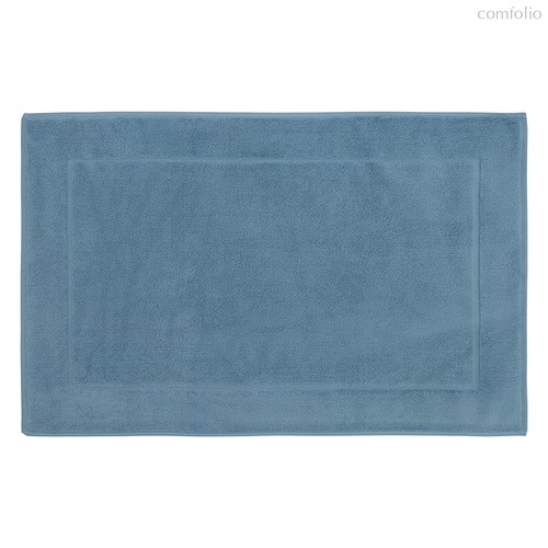 Коврик для ванной джинсово-синего цвета из коллекции Essential, 50х80 см - Tkano