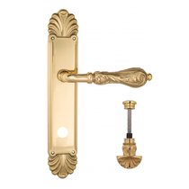 Дверная ручка Venezia Monte Cristo WC-4 на планке PL87 полированная латунь - Venezia Collezione