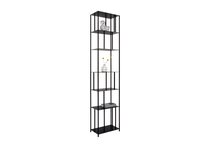 Стеллаж Stripe 50*237,6*30 см (черный) - Ellipse