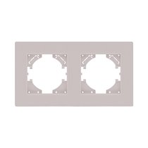 Рамка 2-постовая, кашемир матовый Kollinger Eleganz Plex EP2CM - Kollinger