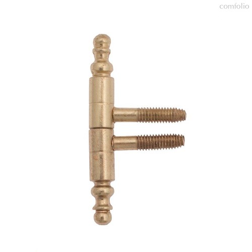 2551DAI.01 Петля ввертная Ø9 с декоративной пешкой полированная латунь (13 kg) - La Florida