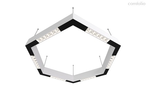 Donolux LED Eye-hex св-к подвесной, 36W, 700х606мм, H71,5мм, 2590Lm, 34°, 3000К, IP20, корпус белый,, цвет белый - Donolux