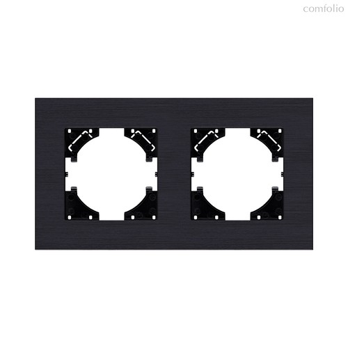 Рамка 2-постовая, черный Kollinger Reflex AL RA2BK - Kollinger