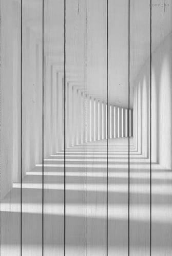 Белый коридор 100х150 см, 100x150 см - Dom Korleone