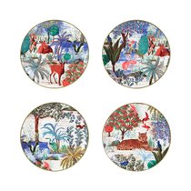 Набор тарелок пирожковых Gien Дворцовый сад 17 см, 4 шт, фаянс