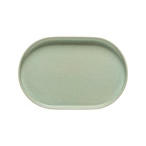 Блюдо овальное с бортом Redonda Bay Leaf RNA331-GRN (RNA331-VC4127) - Costa Nova