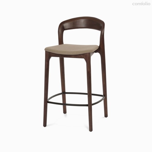 Полубарный стул Canada, цвет серый/темно-коричневый - Cosmo