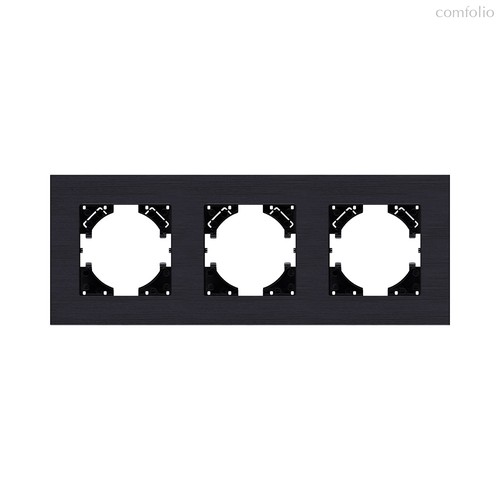Рамка 3-постовая, черный Kollinger Reflex AL RA3BK - Kollinger