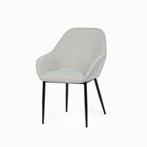 Обеденный стул Alroy, цвет молочный/черный - Cosmo